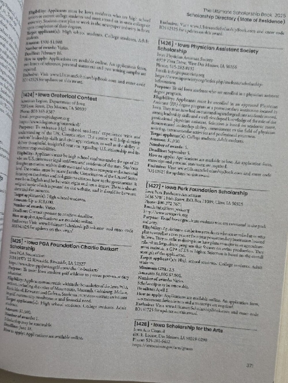 Scholarship Book - Helps Even If It's 2025 - College Bound High School Grad - Picture 3 of 3